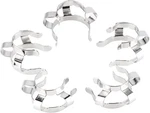 Metal Joint Clips, 5 Pcs Mm Lab Keck Clamp #14 For 14/20 Glass Gro. Fixed Price $27.99.