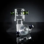 Clear Pyrex Thick Star Screen Glass On Art Slide Bowl Cylinder 14MM 18MM. Fixed Price $12.95.