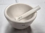 Vintage Coorstek Glazed Porcelain Mortar (#520-4) & Pestle (#60317). Fixed Price $58.00.