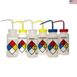 Sp Bel-art Safety-labeled Assorted 4-COLOR Wide-mouth Wash Bottles; 500ML 16O.... Fixed Price $70.21.
