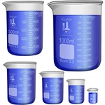 6 Pack Glass Lab Pyrex Beaker Set Measuring Cup 50/100/250/500/1000 Ml. Fixed Price $35.99.