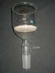 Kimax Lab Glass 29/42 Coarse Fritted 350ML Vacuum Buchner Filter Funnel, Damaged. Fixed Price $38.99.