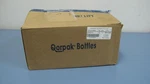 Qorpak Bottles 32OZ Clear Straight Sided Round W. Black Cap Case Of 12. Fixed Price $35.00.
