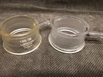 Pyrex Glass 55/38 Large Desiccator Vacuum Sleeve W/ Tubing Conn.. Fixed Price $58.00.
