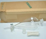 New Kimble Kimax 29048-500 500ML Squibb Separatory Funnel W/ Stopcock & Stopper. Fixed Price $95.32.