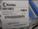 Kimble 10X75MM 60A10BZ3 Disposable Culture Tubes With Patch. Fixed Price $64.98.