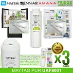 3X Jenn-air Premium Compatible Fridge Water Filter Fits JS2628HEKB JCBUDDD20. Fixed Price $111.56.