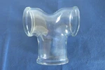 Nos Kimax Double Quarter Bend 2" 6519-2020 Glass Drainline Pipe Fitting Usa. Fixed Price $24.95.