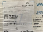 Greiner 781801 Uv-star Plate, 384 Well, F-bottom. Fixed Price $150.00.