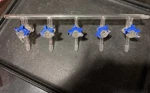 Chemglass 5-PORT Vacuum Manifold Inert Gas W/ Stopcocks CG-4440-03. Fixed Price $129.99.