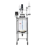 80L Jacketed Glass Reactor (-120 250 Variable Frequency Drive, 600 Rpm). Fixed Price $5554.42.