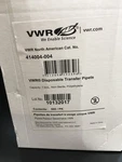 Vwr Cat No 414004-004 Disposable Transfer Pipettes Graduated 7.5ML. Fixed Price $39.33.