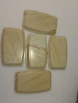 Vtg Pan Airlines Plastic Meal Tray Lid Cover Set 5 American Collectible. Fixed Price $15.00.