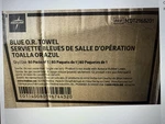 Case Of 80 Medline Blue, Sterile, Individually Wrapped, Disposable Or Towels. Fixed Price $89.95.