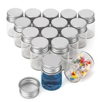 Njvial 16PCS 15ML(1/2OZ) Empty Tiny Jars With Lids Small Glass Vials Clear. Fixed Price $14.64.
