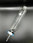 Pyrex 6383-500 500ML Cylindrical Separatory Funnel, Ptfe Stopcock Taper Stopper. Fixed Price $475.00.