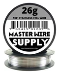 Stainless Steel 316L - 100FT Gauge Wire 0.40MM 0.016IN Master. Fixed Price $9.99.