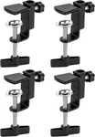Qwork Universal Desk C-clamp With 1/2" Thread Hole, 4 Pack Adjustable Black. Fixed Price $18.96.