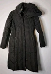 Cole Haan Signature Long Line Women's Box-quilt Down Coat With Bib Front Hood. Fixed Price $79.99.