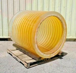 Plexiglass Flexiglass Tube Cylinder Research 4.5" Wall 49". Fixed Price $1615.00.