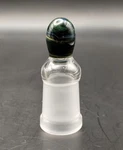 Multicolor Swirl 14MM Glass Female Ground Joint Stopper Cap. Fixed Price $16.00.