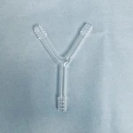 Chemglass Hose Connection 15.5 13.5 Mm Tapered Ends Total Of Wyes. Fixed Price $110.69.