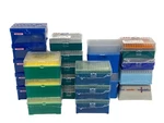 Mixed Lot Of Eppendorf Labcon Celltreat Fisher Mbp Pipette Tips Racked 22X 96/RK. Fixed Price $65.99.