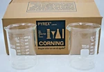 5PC Corning Ny 1000-IL 1000ML Pyrex Glass Beaker Graduated Griffin 420110. Fixed Price $84.15.