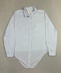 Levis Shirt Mens Large Blue White Stripe Button Front Long Sleeve Cotton Casual. Fixed Price $11.19.