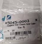 Cryogenic Vial Closure Color Coders Blue (qty 100, Sealed Pack) Nalge Nunc.... Fixed Price $20.00.