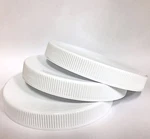 Mm, 53/400 Plastic Caps, White Polypropylene, Ribbed, Lined: Lot Pcs. Fixed Price $5.25.