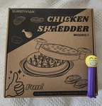 Chicken Breast Shredder Tool Suretivian Model MKQ2023-1 W/brush & Fork. Fixed Price $8.00.