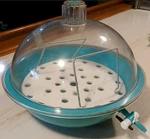 Nalgene Vacuum Chamber/desiccator W/ Stopcock And Polymer Plate 5310-0250. Fixed Price $30.00.