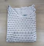 Medline 2-PACK Demure Print Hospital Iv Gown One Size Fits All Pockets Tie Snaps. Fixed Price $16.88.