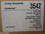 Box Of 10 Corning Costar 384 Well Low Volume With Lid Assay Plates 3542. Fixed Price $59.99.