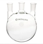 Chemglass CG-1522-51 Flask, Round Bottom, 2000ML, Heavy Wall 3-NECK, 24/40 29/42. Fixed Price $239.41.