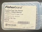 Fisherbrand Suregrip Pipet Tips 1000XL (1250UL), Cat. 02-100-510, Pack Of 768. Fixed Price $42.64.