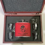 Georgia Bulldogs 2022-23 National Champions 6 Oz Flask W Optional Logo And Case. Fixed Price $34.99.