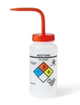 Unisafe Wash Bottle For Acetone, 500ML - Labeled With Color Coded Chemical &. Fixed Price $13.42.