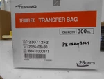 Terumo BB*T030CB71 Teruflex Transfer Bag 300ML 25 Units/box. Fixed Price $149.99.