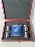 Kansas Jayhawks 2021-22 National Champion 6 Oz Flask Optional Presentation Box. Fixed Price $29.99.