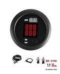 Air Pressure Gauge Dual Suspension 220PSI Dua-display Red. Fixed Price $47.46.