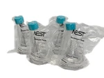 (4) Nest 1000ML Petg Erlenmeyer Flasks W/ Vent Caps Plain Bottom 784011. Fixed Price $35.24.