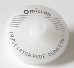 Omicron ADPV25RB Syringe Filters Nonsterile 25MM,0.2UM, Gf+gf+pvdf(pack Of 10). Fixed Price $20.00.