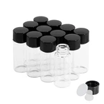 4ML Clear Glass Vials With Screw Caps And Plastic Stoppers, 1 Dram Small Liqu.... Fixed Price $15.76.