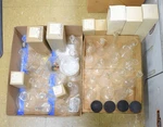 Lot Of 50 Kimax Volumetric Flasks Various Shapes & Sizes. Fixed Price $64.94.