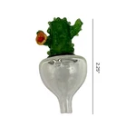 Empire Glass Bubble Cap Saguaro Cactus For Tobacco Use. Fixed Price $29.99.