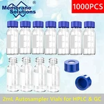 1000 Autosampler Vials 2ML Hplc Clear Lab 9-425 Screw Pre-slit Caps. Fixed Price $139.99.