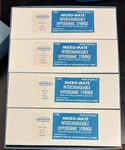 Popper & Sons Box Of 12 Micro-mate 30CC Hypodermic Lock Syringes New Old Stock. Fixed Price $150.00.