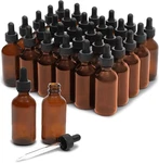 Juvale 30-PACK 2OZ Amber Glass Bottles With Dropper Dispenser And 6 Funnels For. Fixed Price $38.99.